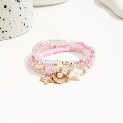 Perlen Armband Set | Gemeinsam gegen Brustkrebs