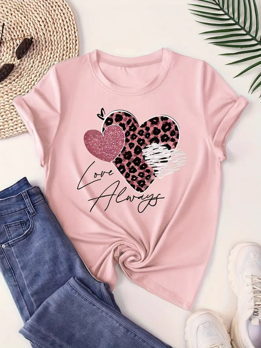 Leopard Herz Shirt | Gemeinsam gegen Brustkrebs