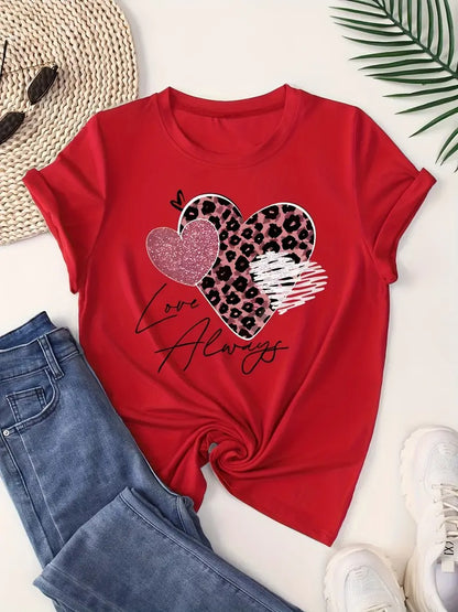 Leopard Herz Shirt | Gemeinsam gegen Brustkrebs