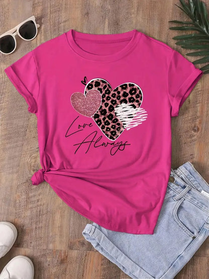 Leopard Herz Shirt | Gemeinsam gegen Brustkrebs