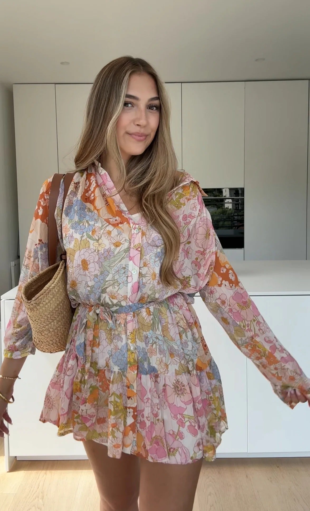 Charlot™ - Vintage Blumen Kleid