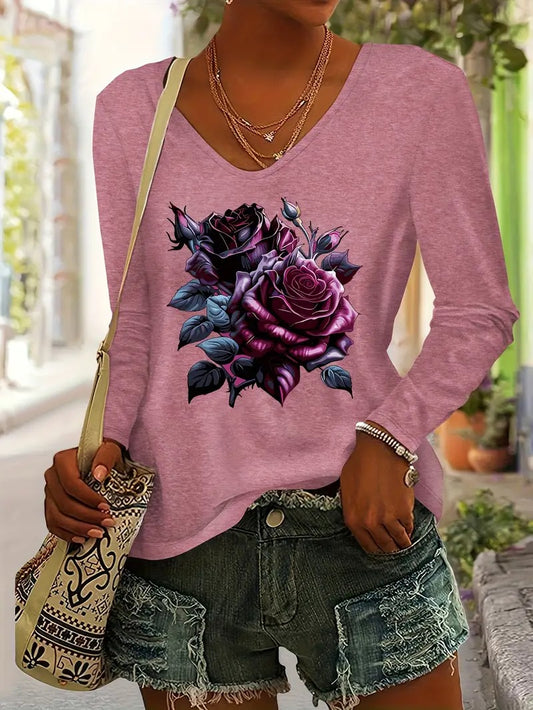 Passioniert Rosa Langarmshirt | Gemeinsam gegen Brustkrebs
