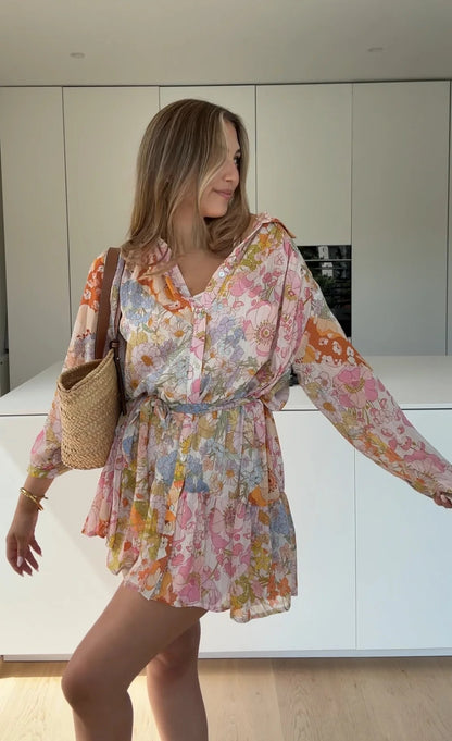 Charlot™ - Vintage Blumen Kleid