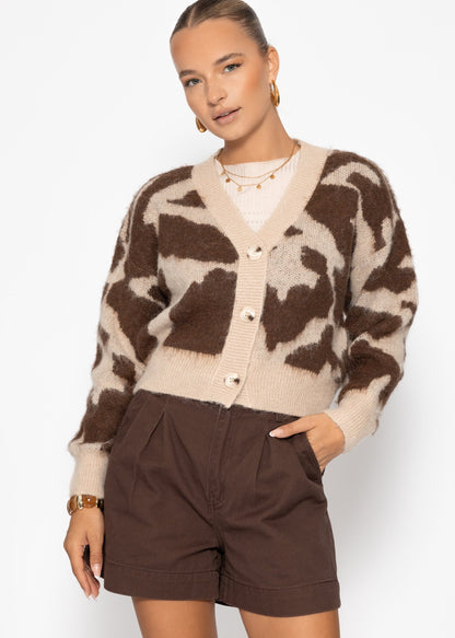 Milena™ – Strickjacke mit wildem Muster