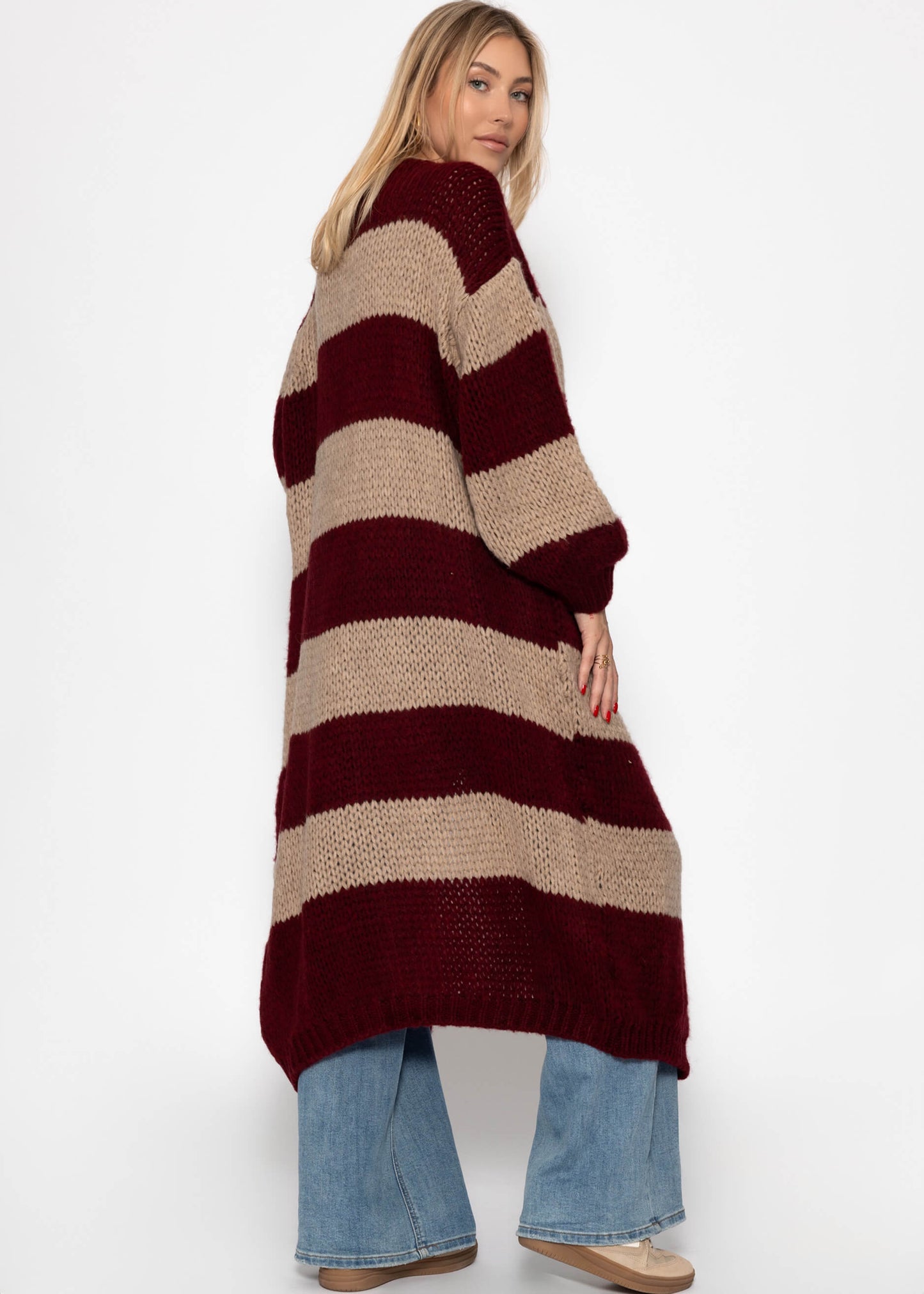Candice™ – Lange Strickjacke