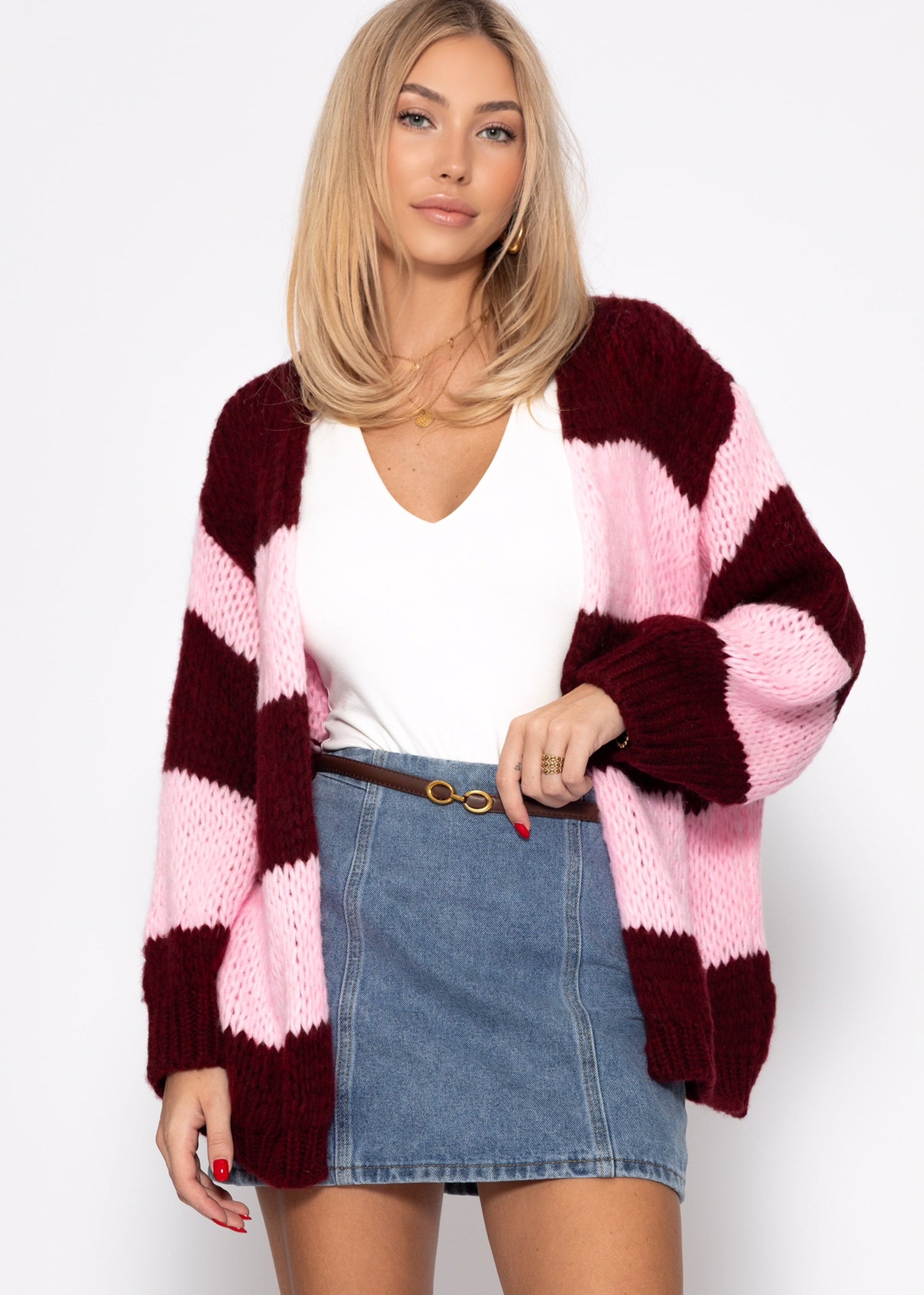 Krystel™ – Übergroße Strickjacke