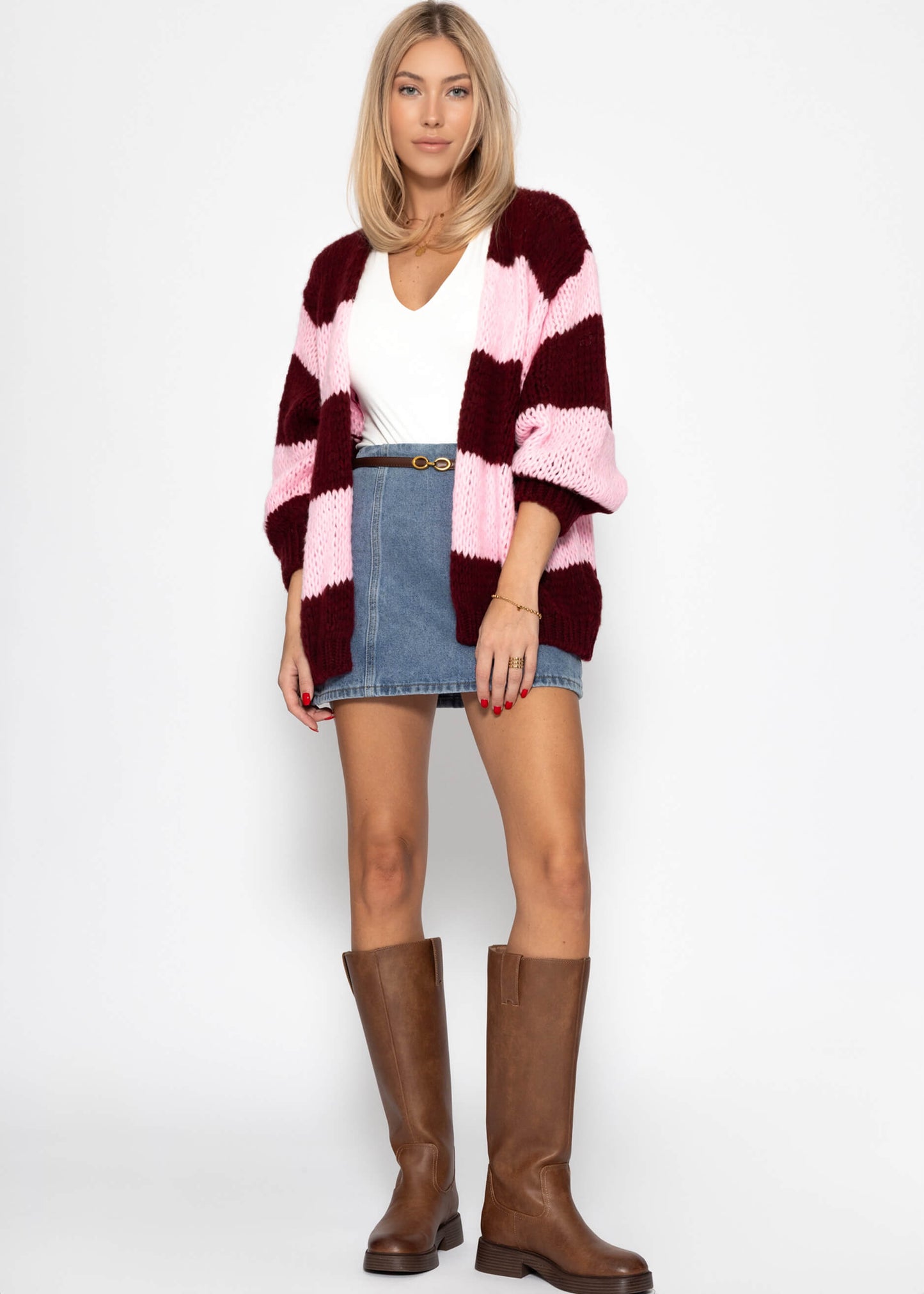 Krystel™ – Übergroße Strickjacke