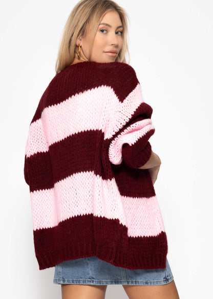 Krystel™ – Übergroße Strickjacke