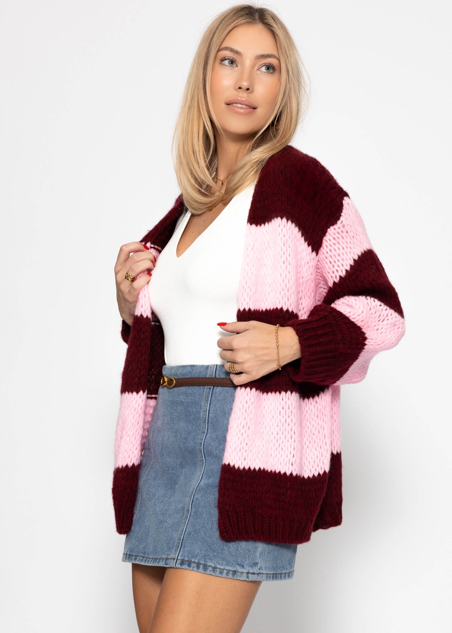 Krystel™ – Übergroße Strickjacke