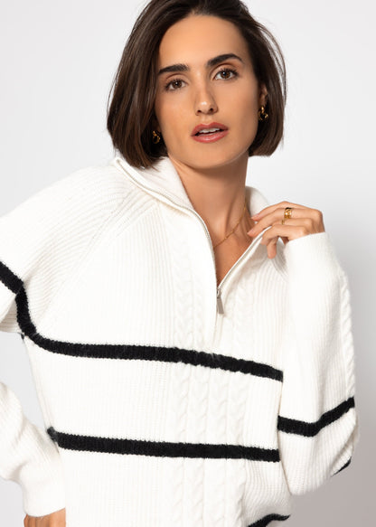 Elise™ – Pullover mit halbem Reißverschluss