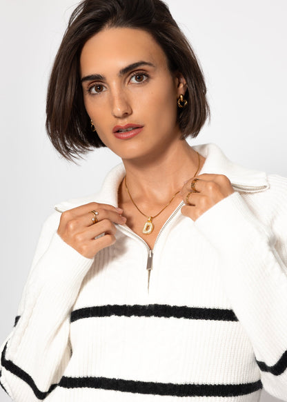 Elise™ – Pullover mit halbem Reißverschluss