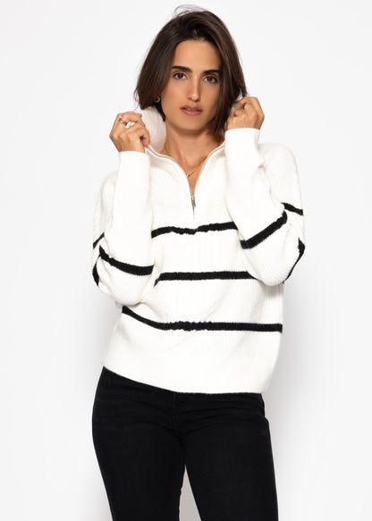 Elise™ – Pullover mit halbem Reißverschluss