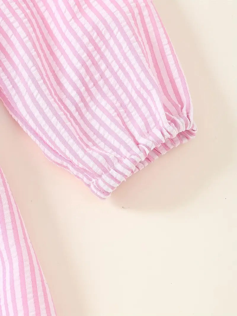 Reylin™ – Gestreiftes Hemdkleid für Damen
