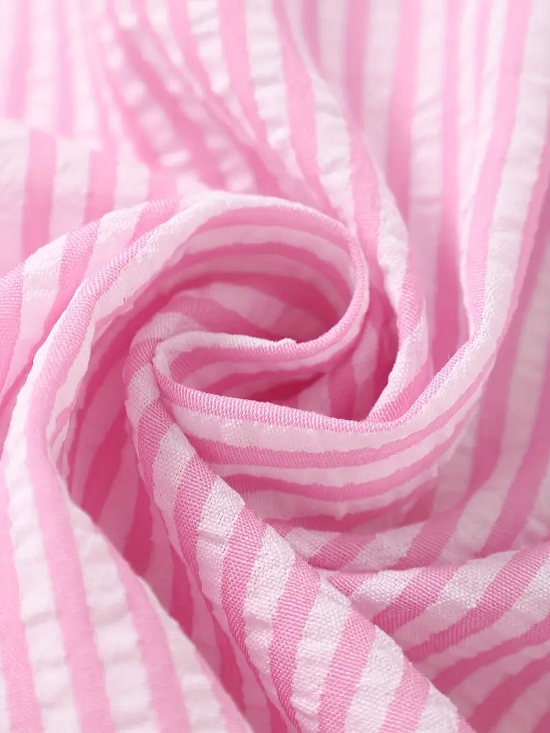 Reylin™ – Gestreiftes Hemdkleid für Damen