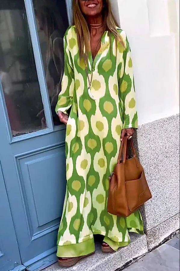 Marielle™ – Gemustertes Maxikleid